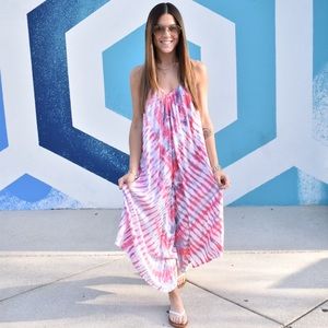 Pink Tie Dye Jumpsuit